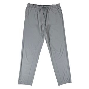 Free Fly Pants Mens L Gray Breeze Jogger Microfiber Stretch Tapered Activewear
